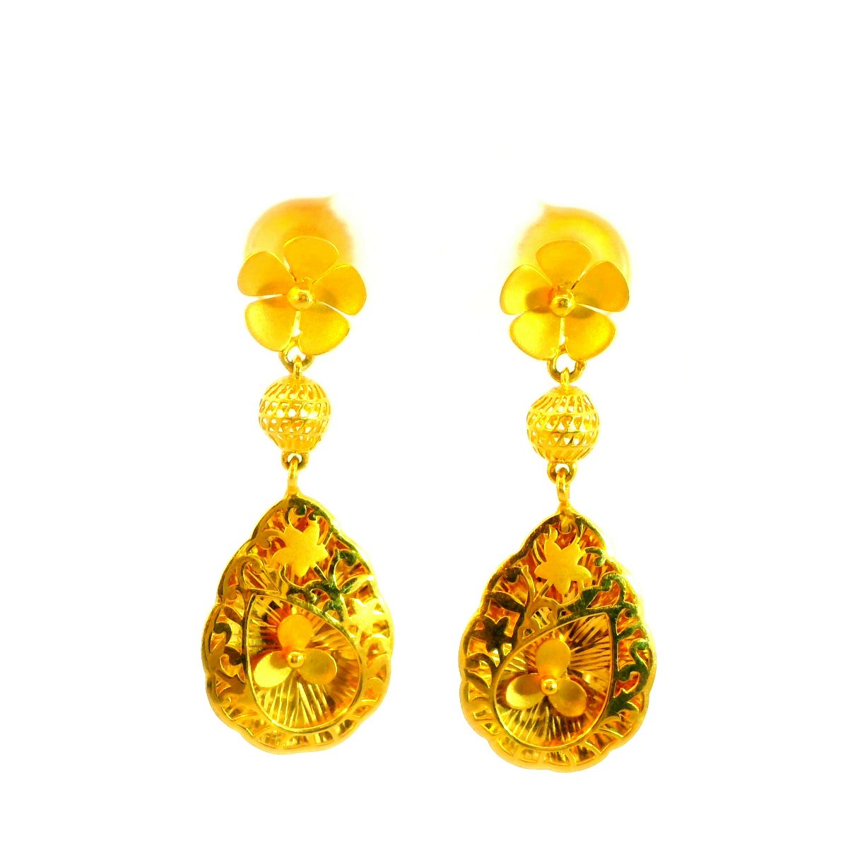 Blossom Radiance Gold Earrings